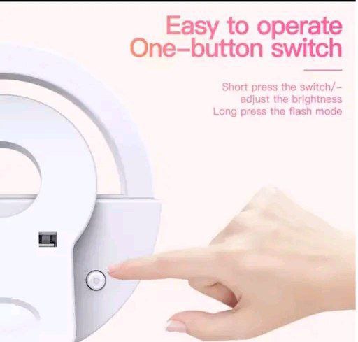 Mobile Selfie Ring Light with 3 Mode