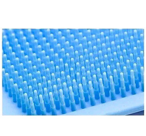 Double-Sided Silicone Back Scrubber for Bath (Multicolor)