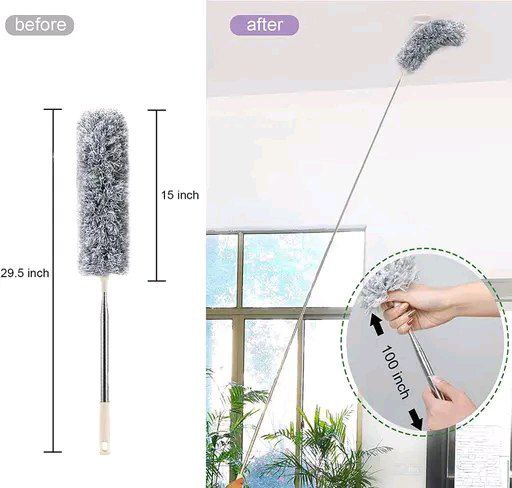 Scratch-Resistant Washable Duster for High Ceiling Fan & Roof