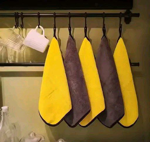 800 GSM Microfiber Towel 40x40 cm (Pack of 2)