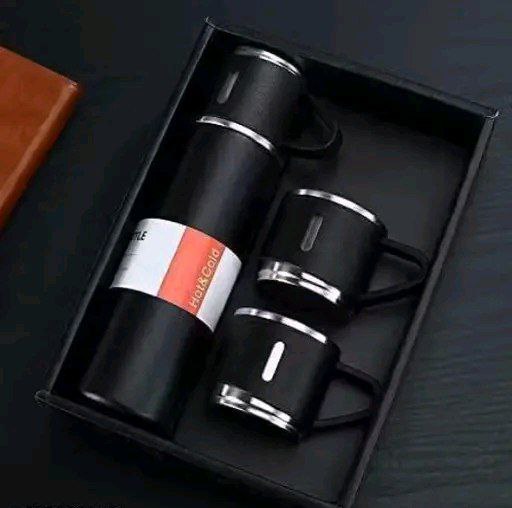 Vacuum Flask Set with 2 Cups