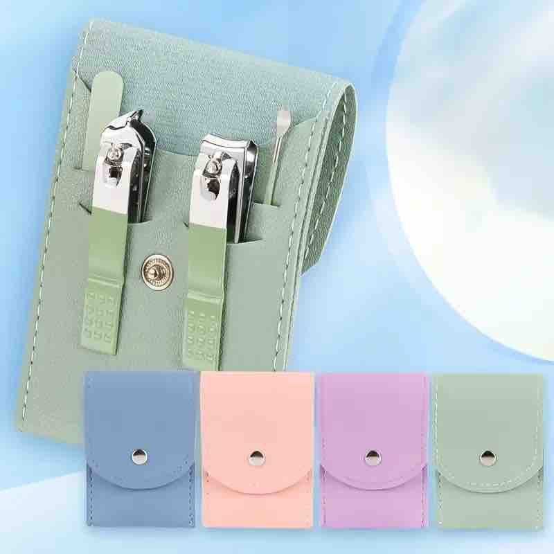 4 in 1 Nail Tool Set (Imported)-Multicolor
