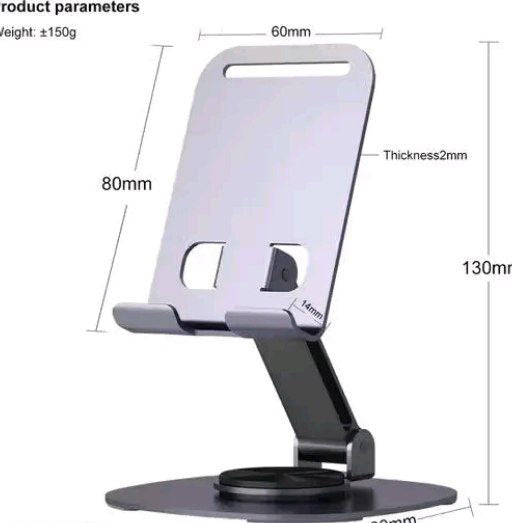 Portable 360° Rotating Mobile Phone Stand