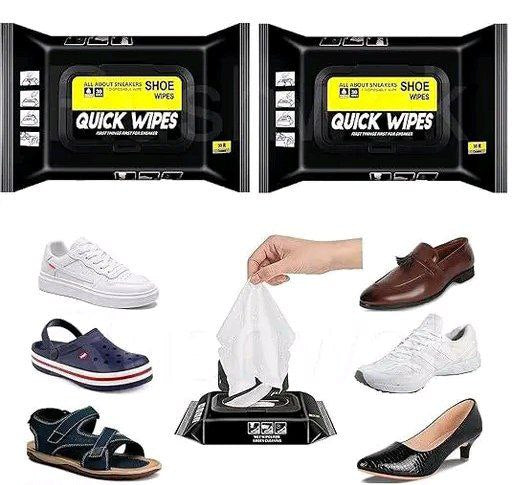 Shoe Cleaning Wipes (80+80 Pack)(Pack of 2)