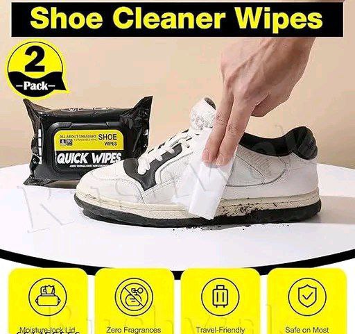 Shoe Cleaning Wipes (80+80 Pack)(Pack of 2)