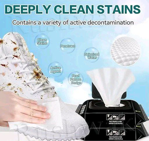 Shoe Cleaning Wipes (80+80 Pack)(Pack of 2)