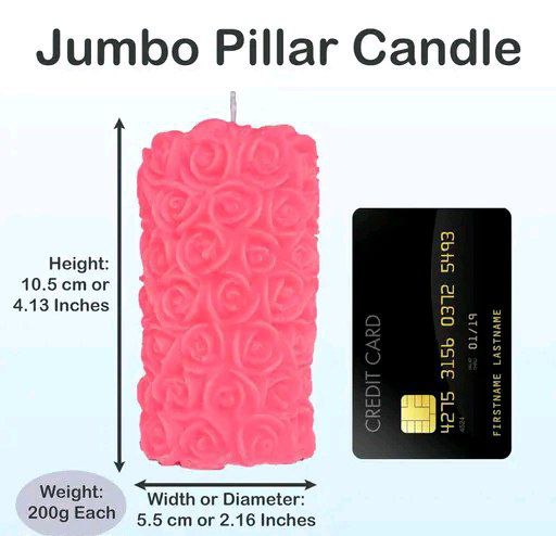 Pillar Designer Candle- Set of 2