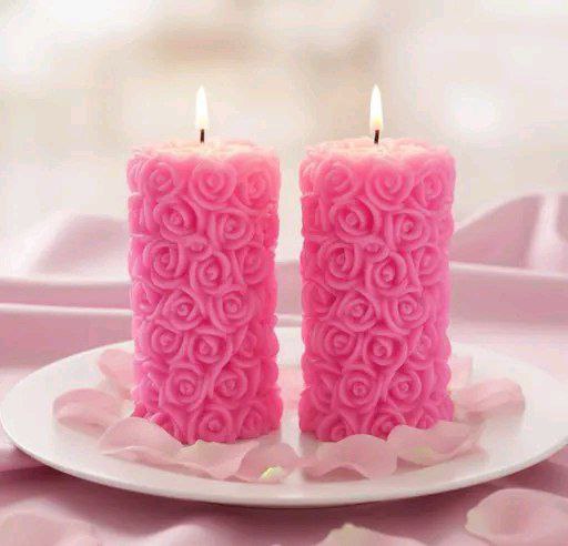 Pillar Designer Candle- Set of 2