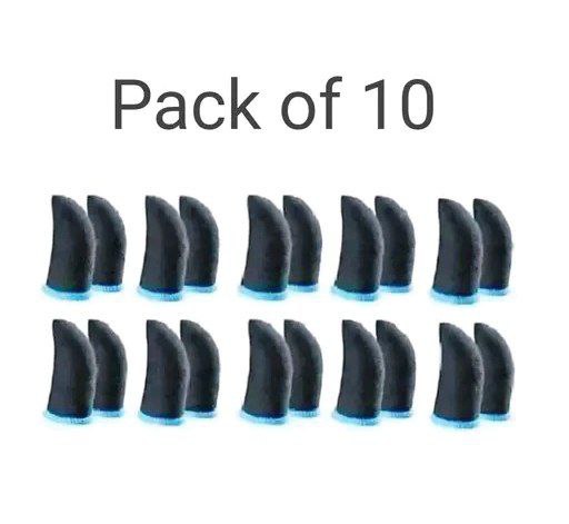 Anti Slip Mobile Gaming Finger Sleeves-Pack of 10 Pairs