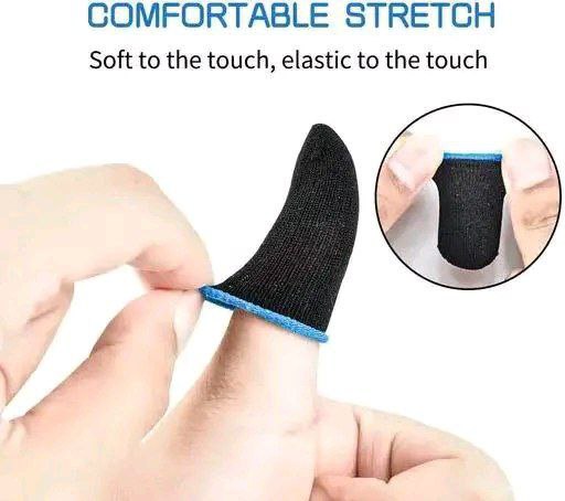 Anti Slip Mobile Gaming Finger Sleeves-Pack of 10 Pairs