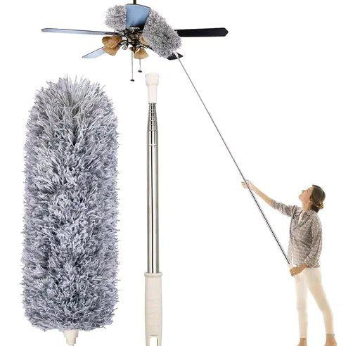 Scratch-Resistant Washable Duster for High Ceiling Fan & Roof