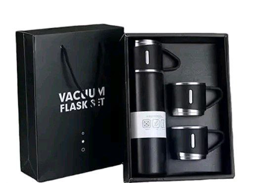 Vacuum Flask Set with 2 Cups