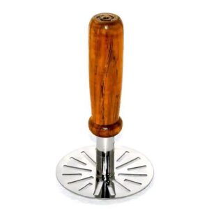 Stainless steel Potato Mesher with wooden Handle