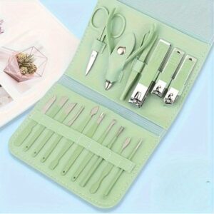 Multipurpose Nail Tools (Set of 16 pcs)-Multicolor