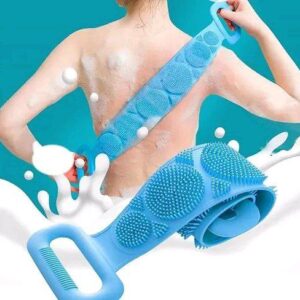 Double-Sided Silicone Back Scrubber for Bath (Multicolor)