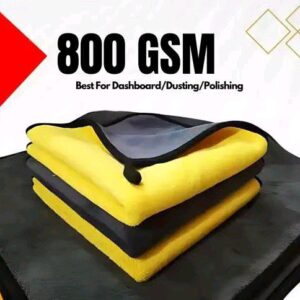 800 GSM Microfiber Towel 40x40 cm (Pack of 1)