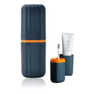 Multipurpose Toothbrush Holder Case- Pack of 1 (Navy Blue)
